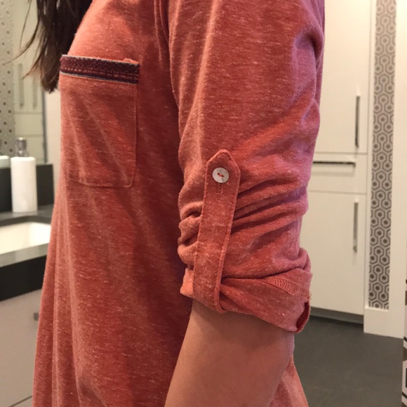 Coral/washed orange blouse from Altar’d State! - Picture 3 of 3